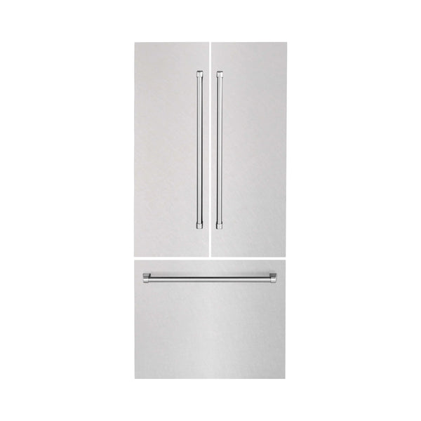 ZLINE 36-Inch Refrigerator Panels in Fingerprint Resistant Stainless Steel for RBIV 36-Inch Built-in Refrigerator (RPBIV-SN-36)