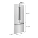 ZLINE 36-Inch Refrigerator Panels in Stainless Steel for a RBIV 36-Inch Built-in Refrigerator (RPBIV-304-36)