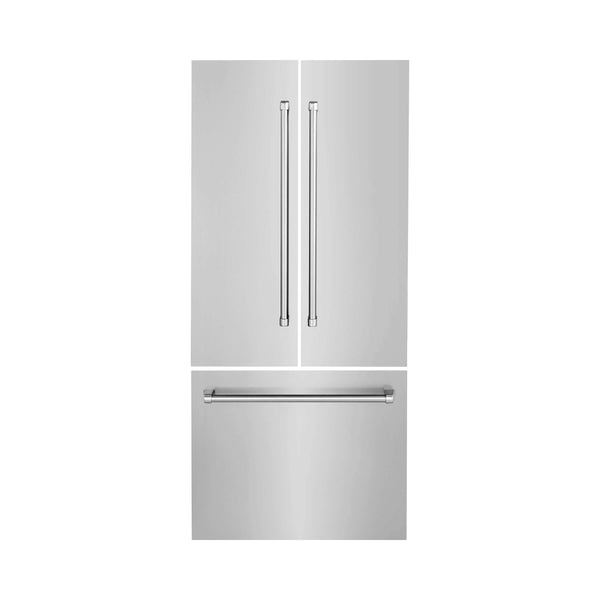 ZLINE 36-Inch Refrigerator Panels in Stainless Steel for a RBIV 36-Inch Built-in Refrigerator (RPBIV-304-36)