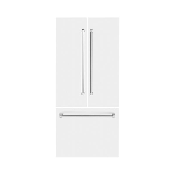 ZLINE 36-Inch Refrigerator Panels in White Matte for RBIV 36-Inch Built-in Refrigerator (RPBIV-WM-36)