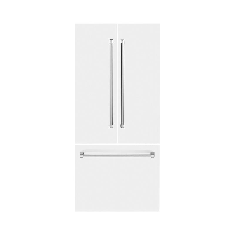 ZLINE 36-Inch Refrigerator Panels in White Matte for RBIV 36-Inch Built-in Refrigerator (RPBIV-WM-36)