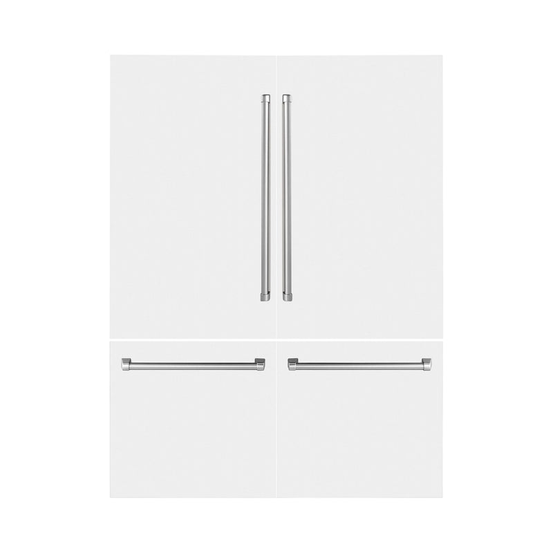 ZLINE 60-Inch Refrigerator Panels in White Matte for RBIV-60-Inch Built-in Refrigerator (RPBIV-WM-60)