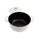 ZLINE 5-Piece Enameled Cast Iron Cookware Set in White Matte (CWSETS-WM-5)