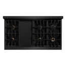 ZLINE 48-Inch Classic Series Dual Fuel Range with 8 Gas Burner Cooktop and 6.7 Cu. Ft. Electric Convection Oven in Black Stainless Steel with Brass Burners (CDRB-BR-48)