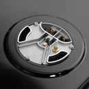 ZLINE Autograph Edition 30-Inch Classic Gas Rangetop with 4 Burner DuoPro™ Cooktop in Black Stainless Steel and Polished Gold Accents (PCRTBZ-30-G)