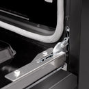 ZLINE 4-Piece Appliance Package - 30-Inch Dual Fuel Range, Hood, Refrigerator, and Dishwasher in Black Stainless Steel