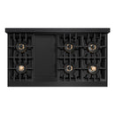 ZLINE 48-Inch Classic Gas Rangetop with 8 Burner DuoPro™ Cooktop in Black Stainless Steel (PCRTB-48)