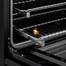 ZLINE 36-Inch 5.2 Cu. Ft. Classic Gas Range with 6 Burner DuoPro™ Cooktop and Convection Gas Oven in Black Stainless Steel (PCGRB-36)