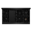 ZLINE 3-Piece Appliance Package - 48-Inch Gas Range, Refrigerator, and Dishwasher in Black Stainless Steel