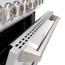 ZLINE 36-Inch Classic Series Dual Fuel Range with 6 Gas Burner Cooktop and 5.2 Cu. Ft. Electric Convection Oven in Satin Stainless Steel (CDRS-36)