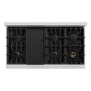 ZLINE 48-Inch Classic Series Dual Fuel Range with 8 Gas Burner Cooktop and 6.7 Cu. Ft. Electric Convection Oven in Satin Stainless Steel (CDRS-48)
