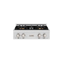 ZLINE 30-Inch Classic Gas Rangetop with 4 Burner DuoPro™ Cooktop in Satin Stainless Steel (PCRTS-30)h 4 Burner DuoPro™ Cooktop in Satin Stainless Steel (PCRTS-30)