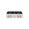 ZLINE Autograph Edition 30-Inch Classic Gas Rangetop with 4 Burner DuoPro™ Cooktop in Satin Stainless Steel and Polished Gold Accents (PCRTSZ-30-G)