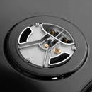 ZLINE Autograph Edition 30-Inch Classic Gas Rangetop with 4 Burner DuoPro™ Cooktop in Satin Stainless Steel and Matte Black Accents (PCRTSZ-30-MB)