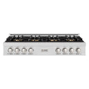 ZLINE 48-Inch Classic Gas Rangetop with 8 Burner DuoPro™ Cooktop in Satin Stainless Steel (PCRTS-48)