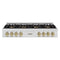ZLINE Autograph Edition 48-Inch Classic Gas Rangetop with 8 Burner DuoPro™ Cooktop in Satin Stainless Steel and Champagne Bronze Accents (PCRTSZ-48-CB)