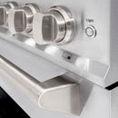 ZLINE 36-Inch 5.2 Cu. Ft. Classic Gas Range with 6 Burner DuoPro™ Cooktop and Convection Gas Oven in Satin Stainless Steel (PCGRS-36)