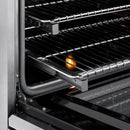 ZLINE 36-Inch 5.2 Cu. Ft. Classic Gas Range with 6 Burner DuoPro™ Cooktop and Convection Gas Oven in Satin Stainless Steel (PCGRS-36)