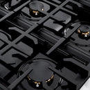 ZLINE 36-Inch Classic Series Dual Fuel Range with 6 Gas Burner Cooktop and 5.2 Cu. Ft. Electric Convection Oven in Stainless Steel with Brass Burners (CDR-BR-36)