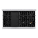 ZLINE 48-Inch Classic Series Dual Fuel Range with 8 Burner Gas Cooktop and 6.7 Cu. Ft. Electric Convection Oven in Stainless Steel (CDR48)