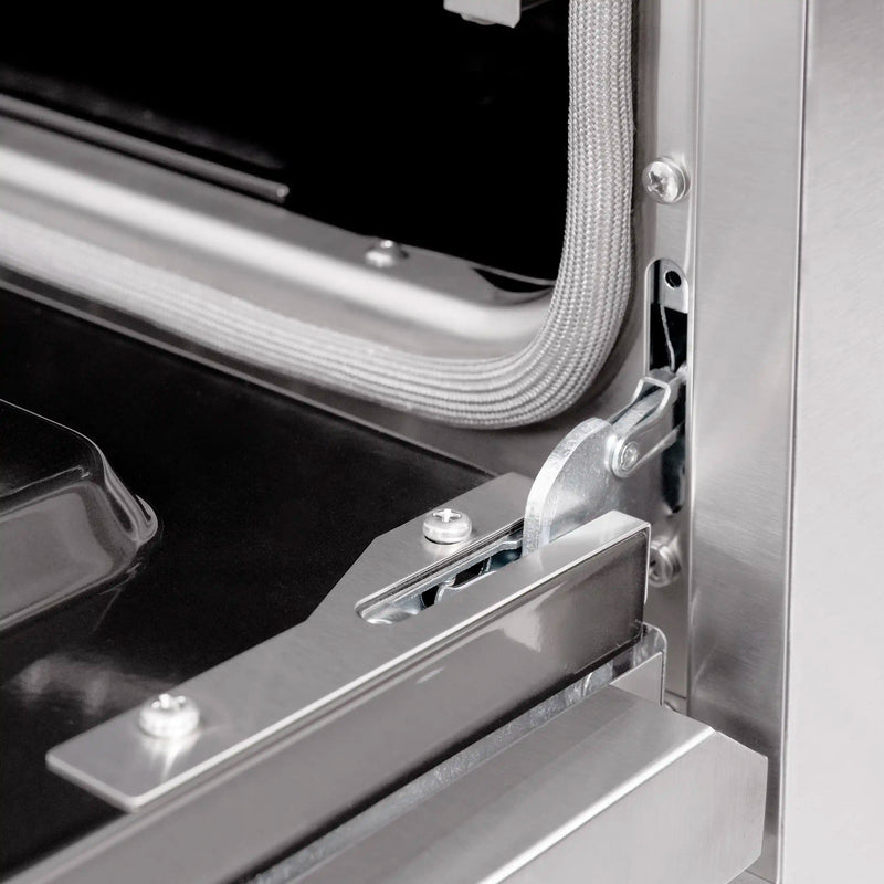 ZLINE 4-Piece Appliance Package - 30-Inch Dual Fuel Range, Hood, Refrigerator with Water Dispenser, and Dishwasher in Stainless Steel