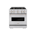 ZLINE 30-Inch Classic Series Gas Range with 4 Gas Burner Cooktop and 4.2 Cu. Ft. Gas Convection Oven in Stainless Steel with Brass Burners (CGR-BR-30)