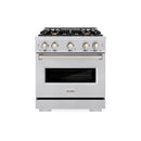 ZLINE 30-Inch Classic Series Gas Range with 4 Gas Burner Cooktop and 4.2 Cu. Ft. Gas Convection Oven in Stainless Steel with Brass Burners (CGR-BR-30)