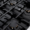 ZLINE 36-Inch Classic Series Gas Range with 6 Gas Burner Cooktop and 5.2 Cu. Ft. Gas Convection Oven in Stainless Steel with Brass Burners (CGR-BR-36)