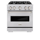 ZLINE 30-Inch Classic Series Gas Range with 4 Gas Burner Cooktop and 4.2 Cu. Ft. Gas Convection Oven  in Stainless Steel (CGR30)