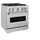 ZLINE 30-Inch Classic Series Gas Range with 4 Gas Burner Cooktop and 4.2 Cu. Ft. Gas Convection Oven  in Stainless Steel (CGR30)
