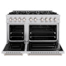 ZLINE 48-Inch Classic Series Gas Range with 8 Gas Burner Cooktop and 6.7 Cu. ft. Double Oven in Stainless Steel (CGR48)