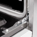 ZLINE Autograph Edition 36-Inch Classic Series Gas Range with 6 Gas Burners and 5.2 Cu. Ft. Gas Convection Oven in Stainless Steel with White Matte Door and Champagne Bronze Accents (CGRZ-WM-36-CB)