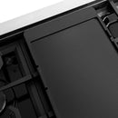 ZLINE 4-Piece Appliance Package - 48-Inch Rangetop, 30-Inch Double Wall Oven, 36-Inch Refrigerator, and Convertible Wall Mount Hood in Stainless Steel (4KPR-RTRH48-AWD)