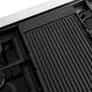 ZLINE 48-Inch Porcelain Gas Stovetop with 7 Gas Burners and Griddle (RT48)