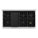 ZLINE 3-Piece Appliance Package - 48-Inch Rangetop, Convertible Range Hood, and Double Wall Oven in Stainless Steel (3KP-RTRH48-AWD)