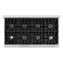 ZLINE 48-Inch Classic Gas Rangetop with 8 Burner DuoPro™ Cooktop in Stainless Steel (PCRT48)
