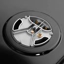 ZLINE Autograph Edition 30-Inch Classic Gas Rangetop with 4 Burner DuoPro™ Cooktop in Stainless Steel and Matte Black Accents (PCRTZ-30-MB)