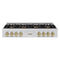ZLINE Autograph Edition 48-Inch Classic Gas Rangetop with 8 Burner DuoPro™ Cooktop in Stainless Steel and Champagne Bronze Accents (PCRTZ-48-CB)