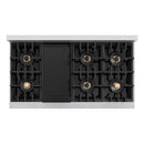 ZLINE Autograph 48-Inch Classic Gas Range with 8 Burner DuoPro™ Cooktop and Dual Ovens with Champagne Bronze Accents (PCGRZ-48-CB)