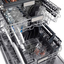 ZLINE 24-Inch Monument Series 3rd Rack Top Touch Control Dishwasher in Blue Matte with Stainless Steel Tub, 45dBa (DWMT-BM-24)