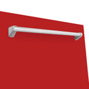 ZLINE 24-Inch Monument Series 3rd Rack Top Touch Control Dishwasher in Red Matte with Stainless Steel Tub, 45dBa (DWMT-RM-24)