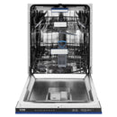 ZLINE 24-Inch Tallac Series 3rd Rack Dishwasher in Blue Matte with Stainless Steel Tub, 51dBa (DWV-BM-24)