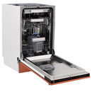 ZLINE 18-Inch Tallac Series 3rd Rack Top Control Dishwasher in Copper with Stainless Steel Tub, 51dBa (DWV-C-18)