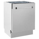 ZLINE 24-Inch Tallac Series 3rd Rack Dishwasher in Satin Stainless Steel with Stainless Steel Tub, 51dBa (DWV-SN-24)