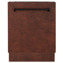 ZLINE 24-Inch Tallac Series 3rd Rack Dishwasher in Hand Hammered Copper with Stainless Steel Tub, 51dBa (DWV-HH-24)