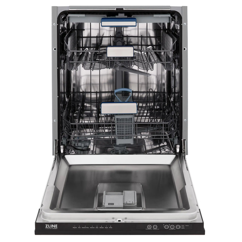 ZLINE 24-Inch Tallac Series 3rd Rack Dishwasher in Oil Rubbed Bronze with Stainless Steel Tub, 51dBa (DWV-ORB-24)
