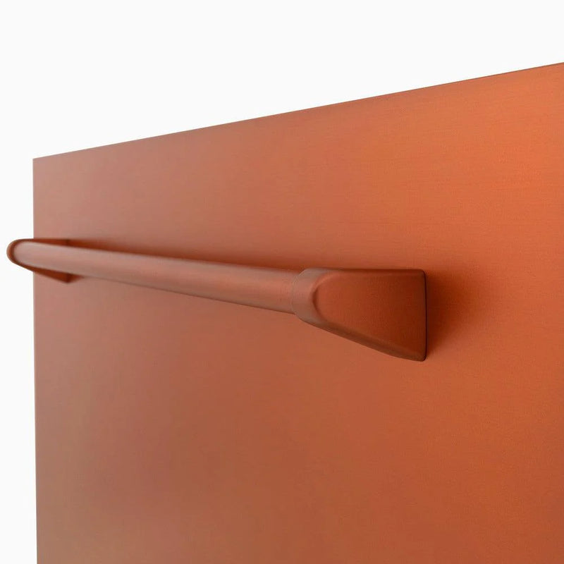 ZLINE 18-Inch Tallac Series 3rd Rack Top Control Dishwasher in Copper with Stainless Steel Tub, 51dBa (DWV-C-18)