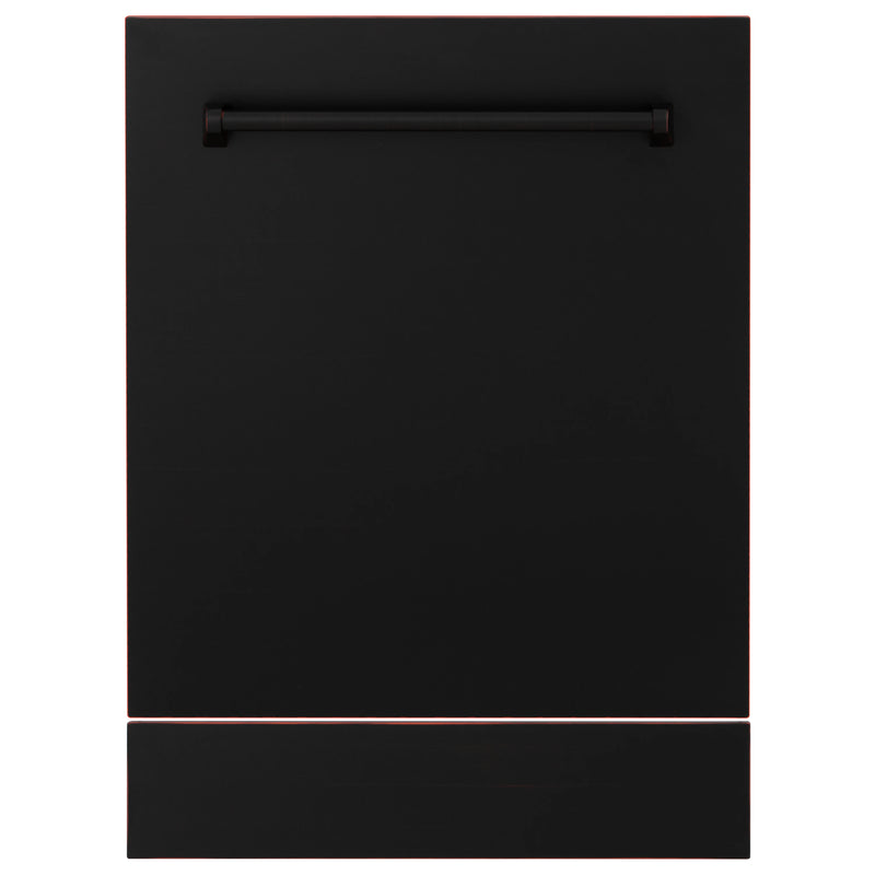 ZLINE 24-Inch Tallac Series 3rd Rack Dishwasher in Oil Rubbed Bronze with Stainless Steel Tub, 51dBa (DWV-ORB-24)