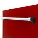 ZLINE 24-Inch Tallac Series 3rd Rack Dishwasher in Red Gloss with Stainless Steel Tub, 51dBa (DWV-RG-24)