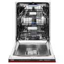 ZLINE 24-Inch Tallac Series 3rd Rack Dishwasher in Red Gloss with Stainless Steel Tub, 51dBa (DWV-RG-24)